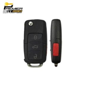 2006-2011 Volkswagen 4-Button Flip Key PN 1K0959753H NBG92596263 (AFTERMARKET)