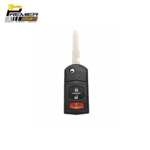 2006-2015 Mazda 3-Button Flip Key PN CC43-67-5RYC BGBX1T478SKE125-01 (AFTERMARKET)