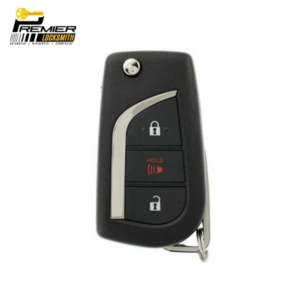 2017-2018 Toyota Corolla 3-Button Remote Flip Key PN 89070-12C20 HYQ12BFA (H Chip) (AFTERMARKET)