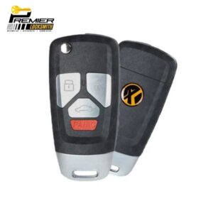 Audi Style 4-Button Universal Remote Flip Key VVDI Key Tool (Wireless) (1)