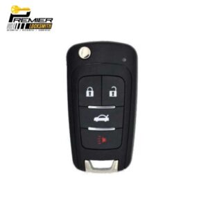 GM Style 4-Button Universal Remote Flip Key for VVDI Key Tool (Wireless)