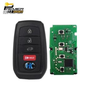 KEYDIY - 4-Button Toyota Lexus Smart Key - Toyota Style - 8A Chip (KD-TB01-04)