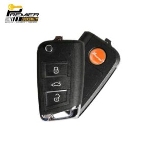 Universal VW MQB Style 3-Button Remote Flip Key for VVDI Key Tool – (Wired) (Xhorse) (1)