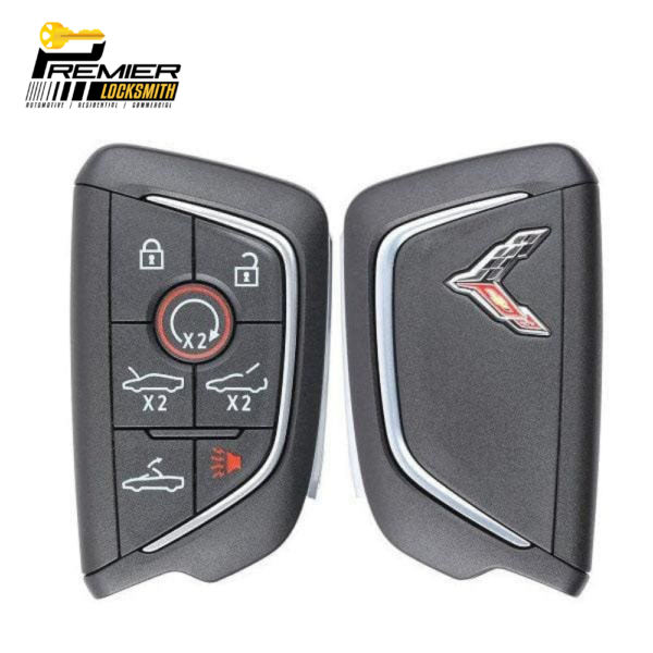 2020-2024 Chevrolet Corvette / 7-Button Smart Key / PN: 13538853 / YG0G20TB1 (OEM)